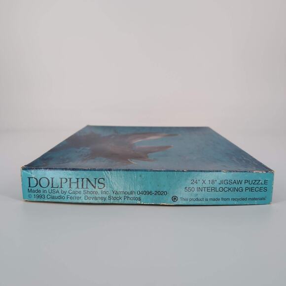 Vintage Dolphins 550 Interlocking Pieces Jigsaw Puzzle - Good Used Condition - Picture 5 of 10